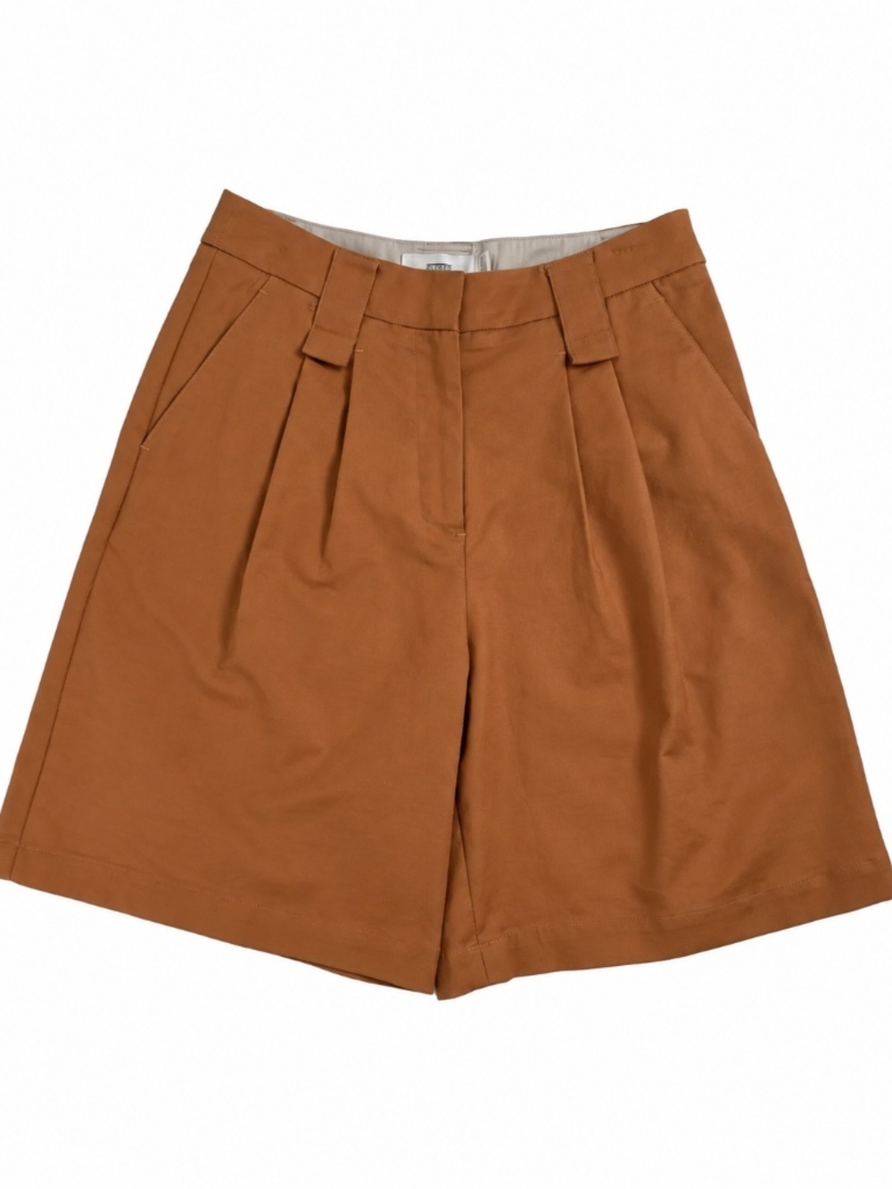 NWT Closed Resa High Waisted Pleated Shorts Clay